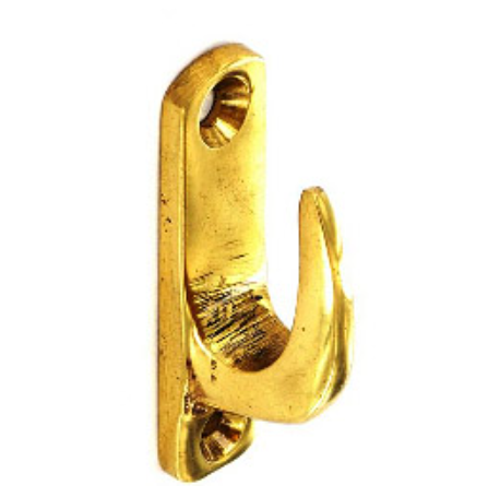 Securit Modern Brass Tieback Hooks 40mm - 2 Pack