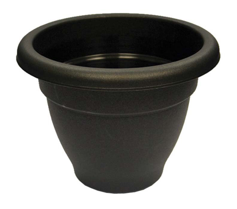 Winchester - Round Bell Pot - Ebony - 40cm (Made from Recycled Plastic)