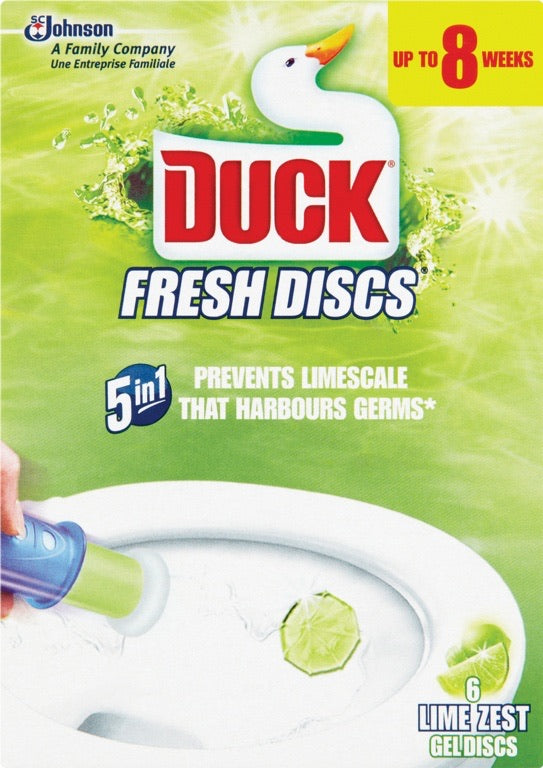 Johnson - Duck Fresh Toilet Discs Starter Pack - Lime & Marine