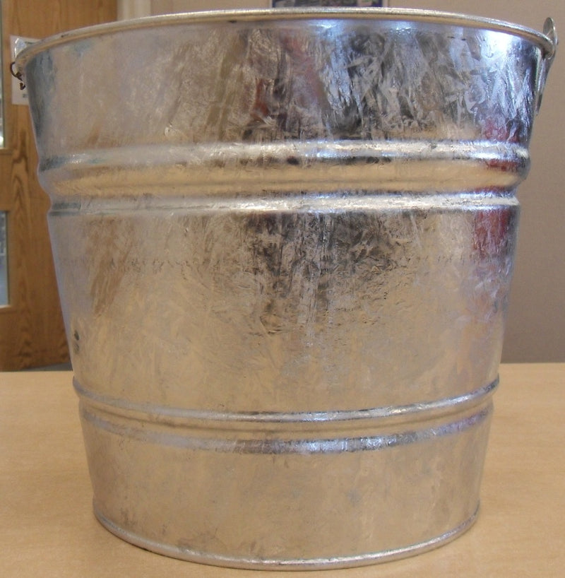 Galvanised Metal Bucket - 12 litre