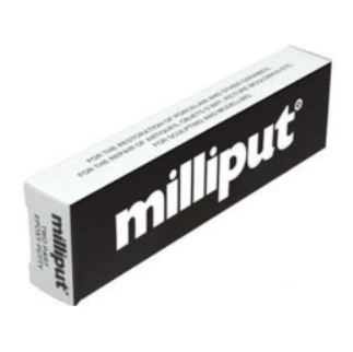 Milliput 2 Part Epoxy Putty - 115g - Black, Standard & Superfine White