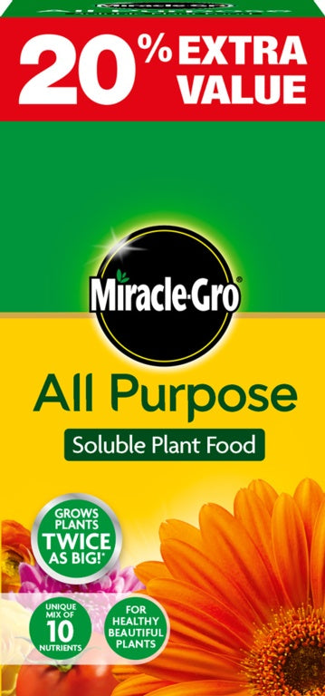Miracle-Gro - All Purpose Soluble Plant Food - 20% Extra Free - 1.2kg