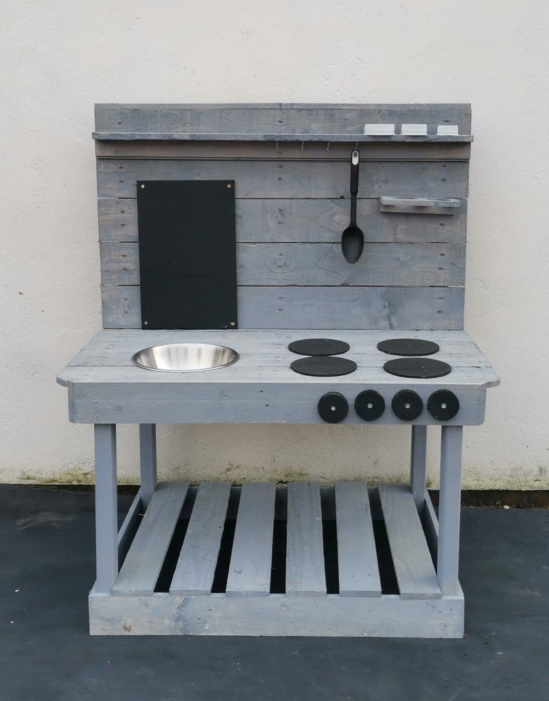 Hand-Crafted Wood Mud Kitchen (LOCAL PICKUP / DELIVERY ONLY)