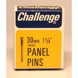 Challenge Panel Pins - 13mm (1/2"), 15mm (5/8"), 20mm (3/4"), 25mm (1"), 30mm (1 1/4") & 40mm (1 1/2") - 30g - 50g pack