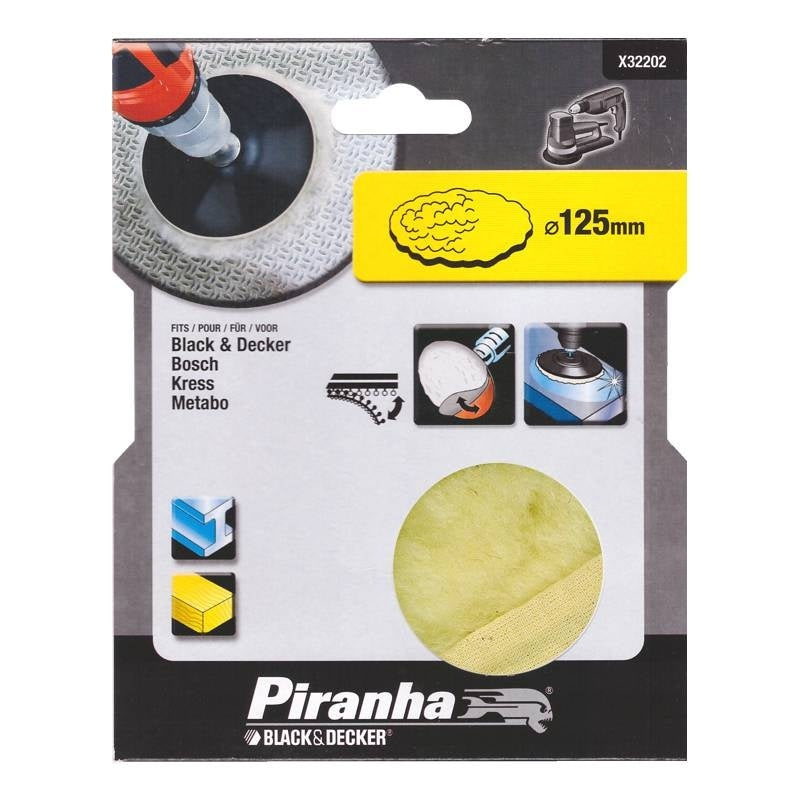 Piranha X32202 Velcro Polishing Bonnet (Minor damage to packaging)