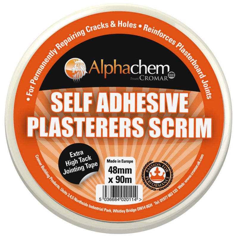 Alphachem Self adhesive Plasterers Scrim 48mm x 90m