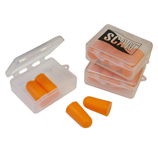 Box of Scan Foam Ear Plugs 100 x 2 Pairs