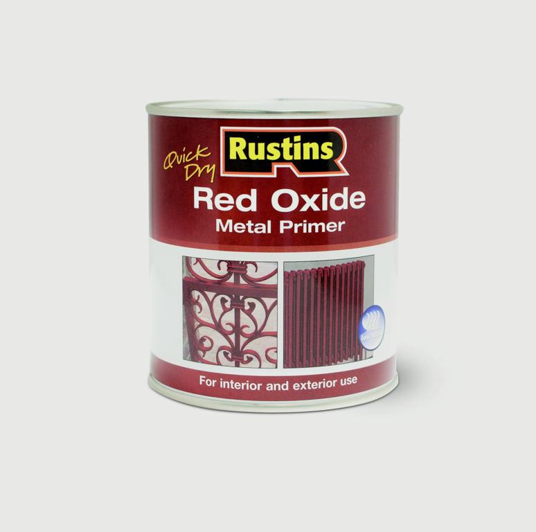 Rustins Red Oxide Metal Primer - 250 ml, 500 ml & 1 litre