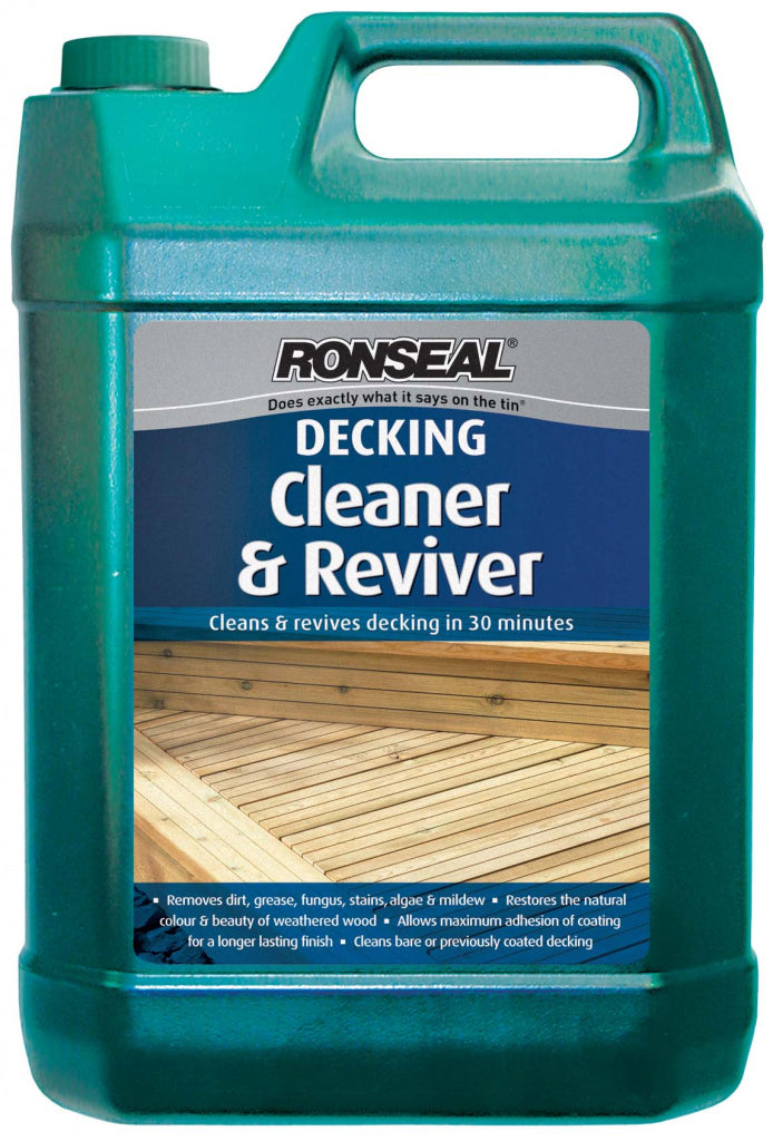 Ronseal Decking Cleaner & Reviver - 5 litres