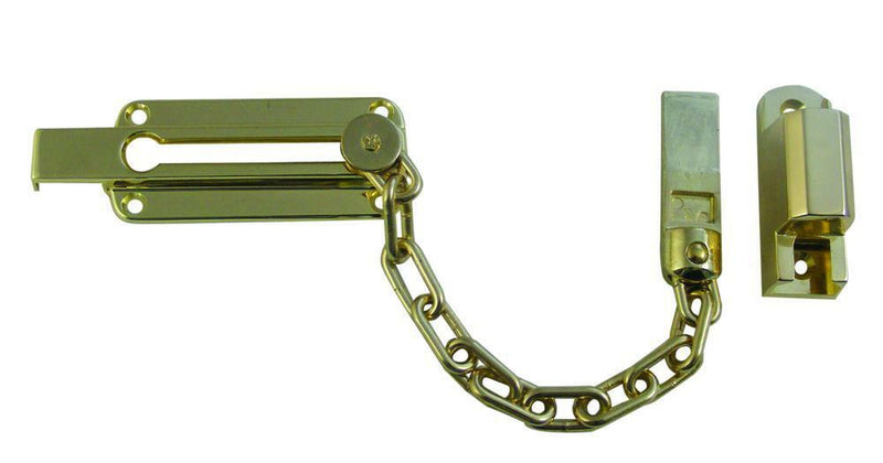 Brass Locking Door Chain 110mm (4 1/4")