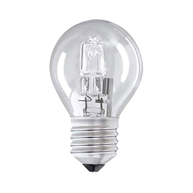 Status Halogen Golf Ball Light Bulbs ES / E27 28W = 37W Warm White - 2 Pack