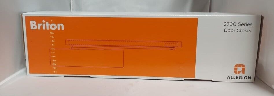 Briton 2700 Series Track Arm Fire Door Closer - Pull Side Mounting