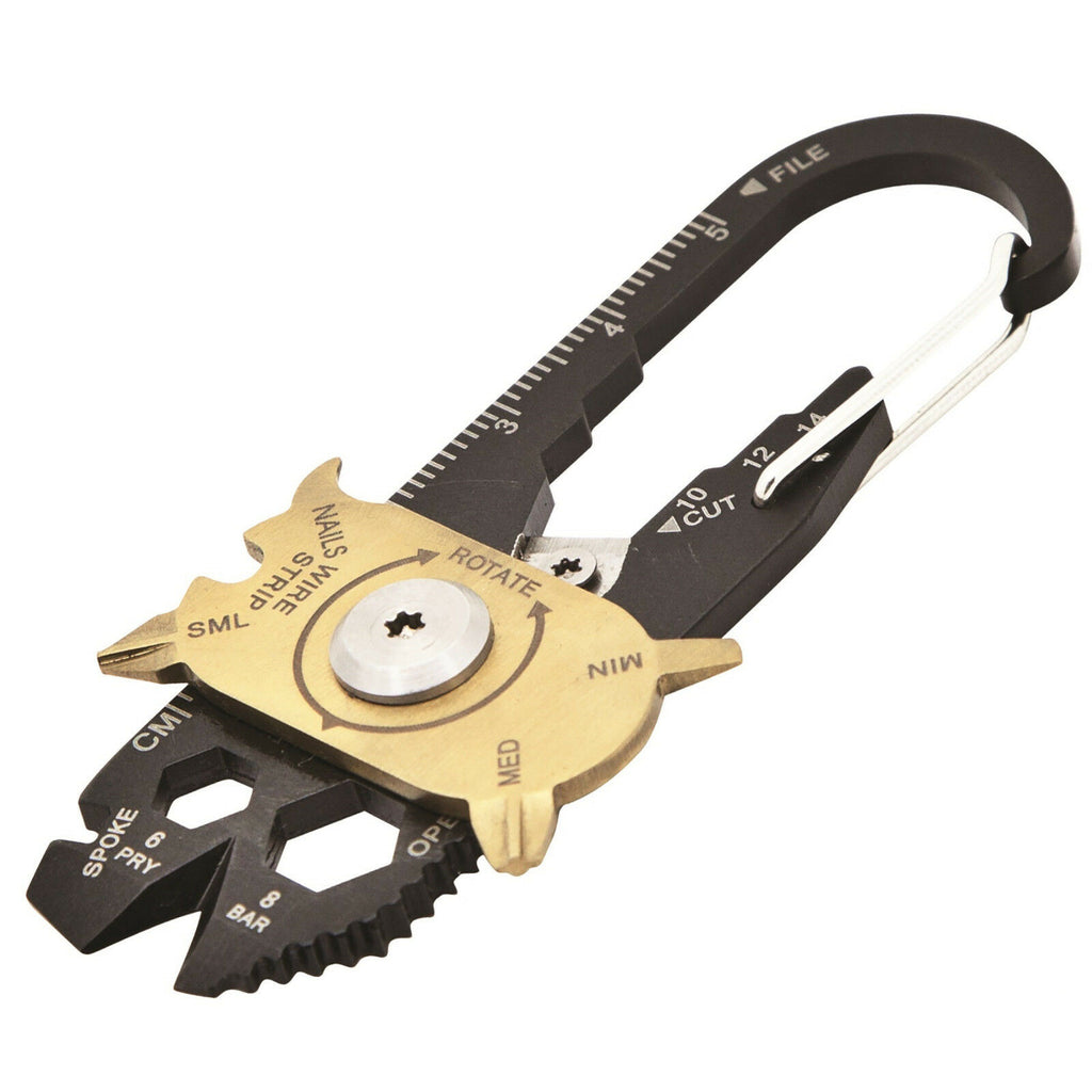 Utility Keyring TRUE UTILITY FIXR - 20 in 1 – Quick Release Keyring Multi Tool