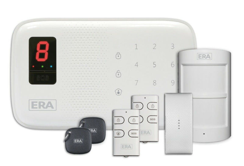 ERA Wireless Alarm System - GSM/SMS Communicating Kit With RFID