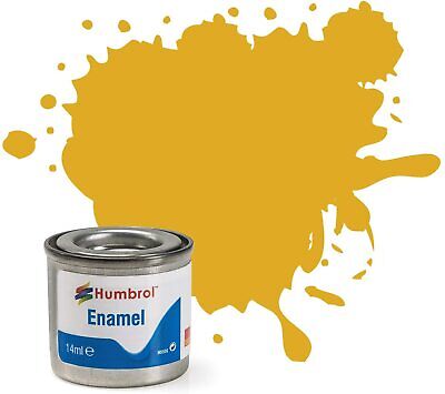 Humbrol Metallic Gold Enamel Paint 14ml (16)