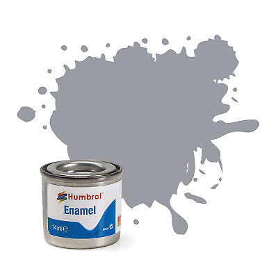 Humbrol Matt Light Grey Enamel Paint 14ml (64)