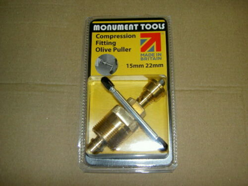 Monument Olive Puller Removal Plumbers Tool 15mm and 22mm