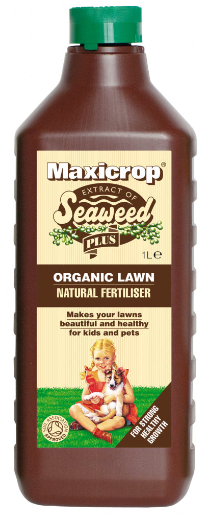 Maxicrop - Extract of Seaweed Organic Lawn Fertiliser - 1L