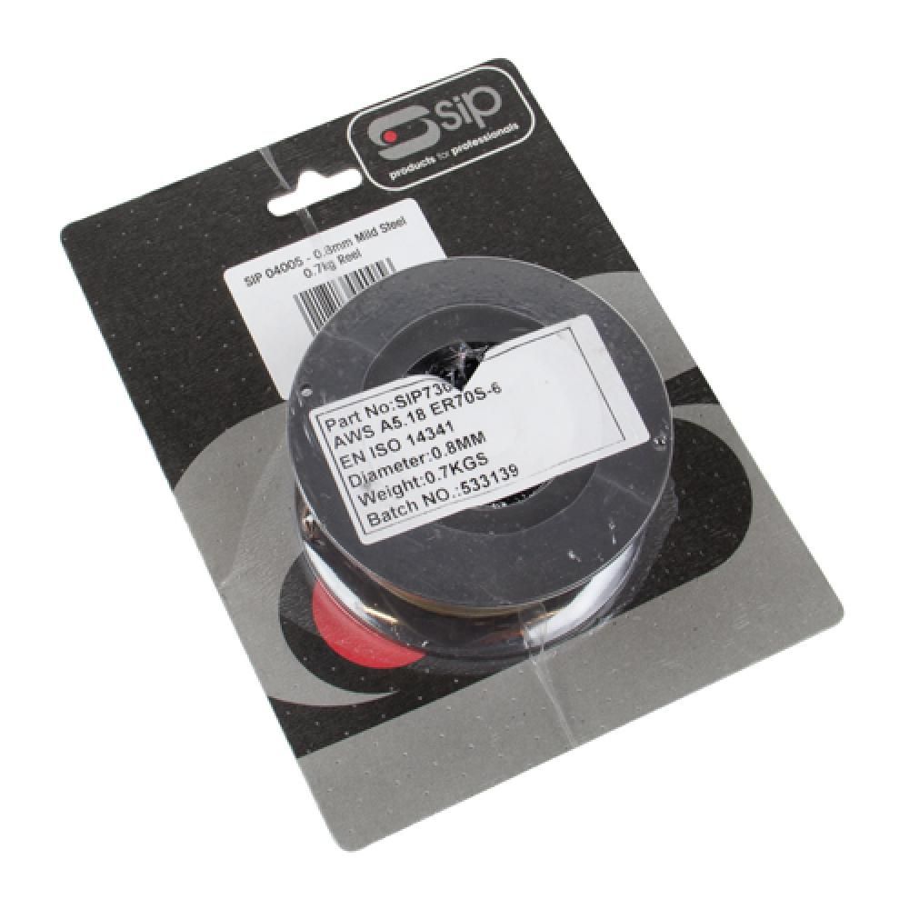 SIP 0.7kg x 0.8mm Mild Steel Reel (minor damage to packaging)