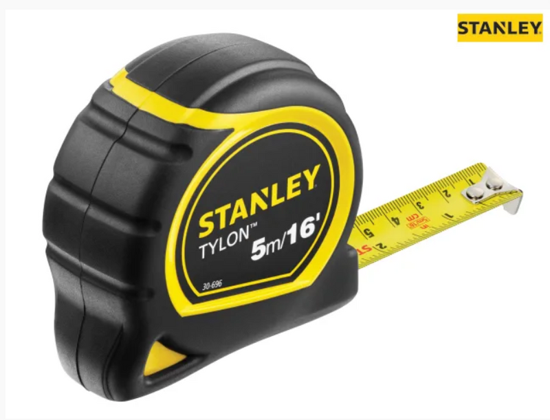 Stanley Tylon Measuring Tape - 5m (16ft) & 8m (26ft)
