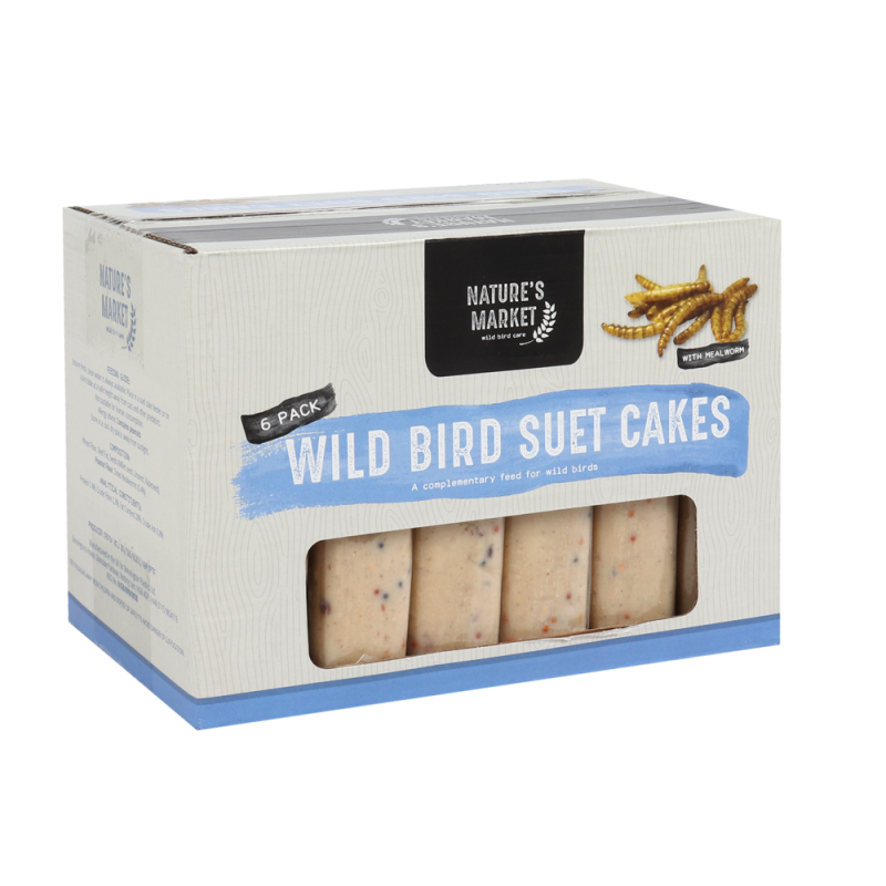 Nature's Market - Wild Bird Suet Cakes - 6 Pack (BFSET6)
