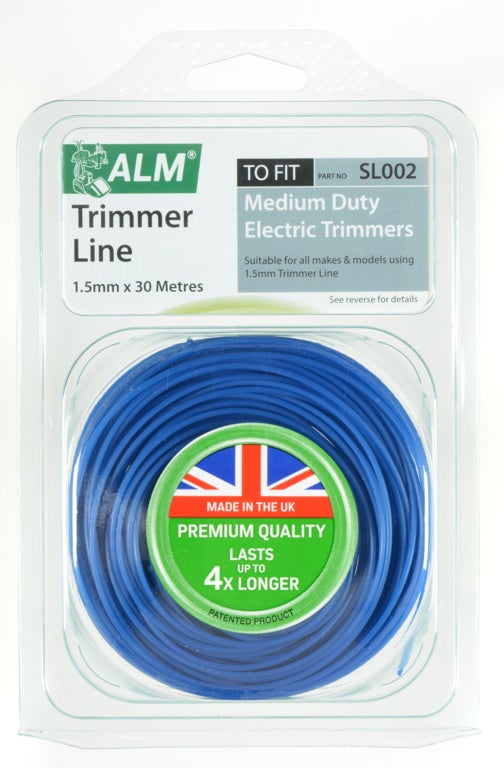 ALM - Strimmer Line - Medium Duty Electric Timmer Line - 1.5 mm x 30 metres