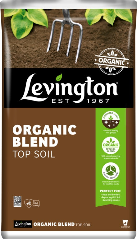 Levington Organic Blend Top Soil 20L (LOCAL PICKUP / DELIVERY ONLY)