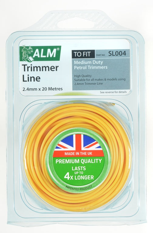 ALM - Strimmer Line - Medium Duty Petrol Trimmer Line - 2.4mm x 20 metres