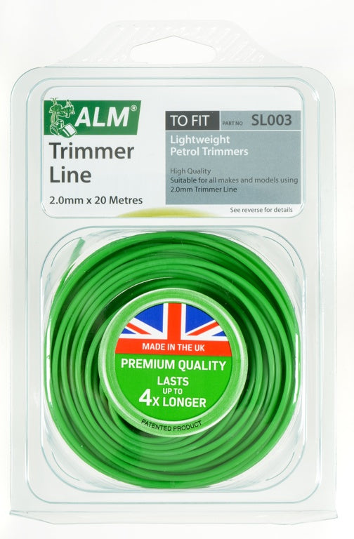 ALM - Strimmer Line - Lightweight Petrol Trimmer Line - 2 mm x 20 metres