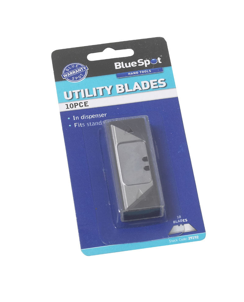 10 PCE Utility Blades In Dispenser (29192) (LOCAL PICKUP / DELIVERY ONLY)