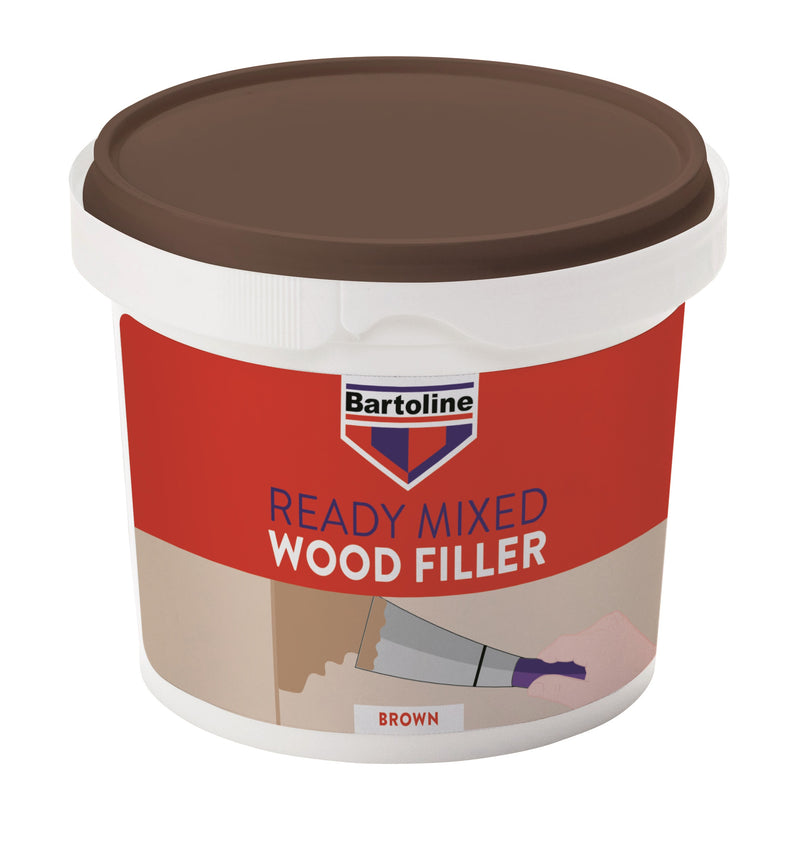 Ready Mixed Wood Filler - 500g - White & Brown