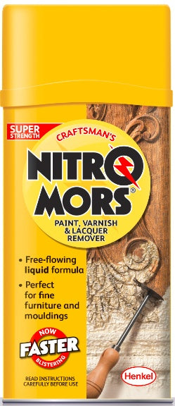Nitromors All Purpose Paint, Varnish & Lacquer Remover - Liquid Formula - 375ml & 750ml