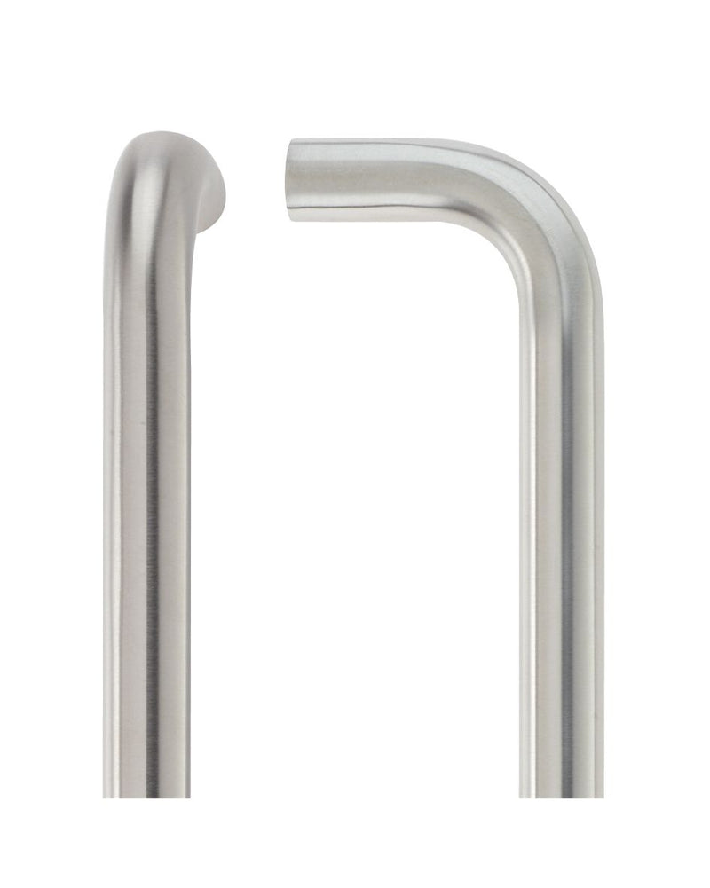 19mm Satin Stainless Steel D Pull Handle - 225mm Centres