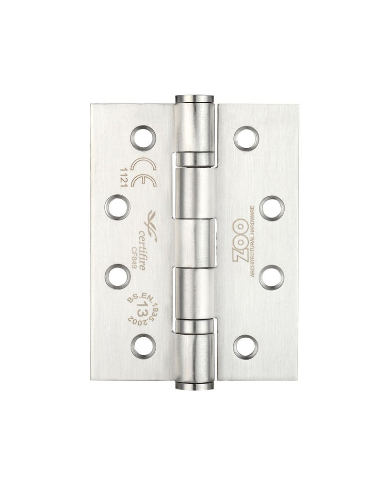 Zoo Hardware Grade 13 Ball Bearing Stainless Steel Hinges X 3 - 102 x 76 x 3mm